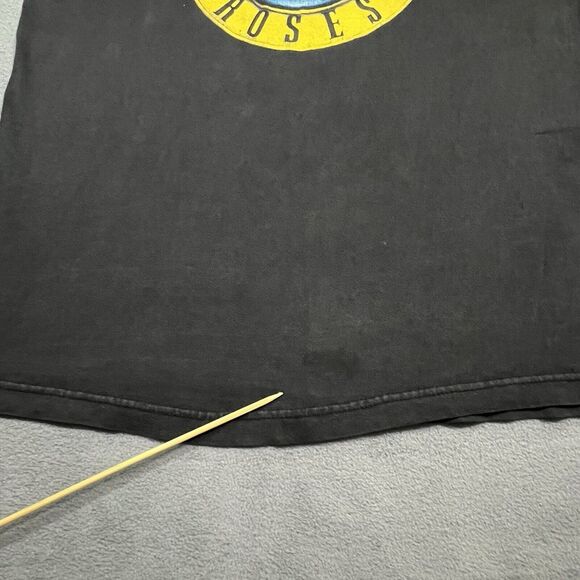Guns N Roses Tee T Shirt Medium M Black Appetite For Destruction Double Sided - Picture 4 of 5
